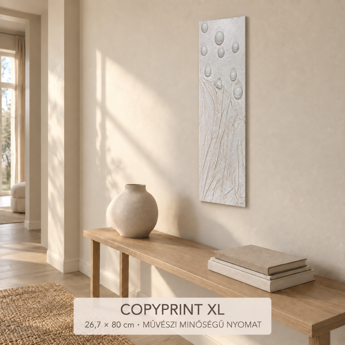Copyprint XL művészi nyomat enteriőrben – perspektivikus nézet